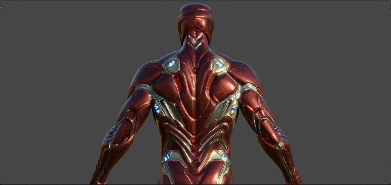 Iron Man -Tony Stark- Mark 50 from Avengers Infinity War  3D model_6