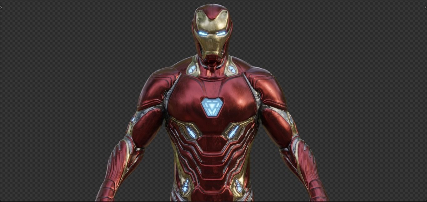 Iron Man -Tony Stark- Mark 50 from Avengers Infinity War  3D model_4
