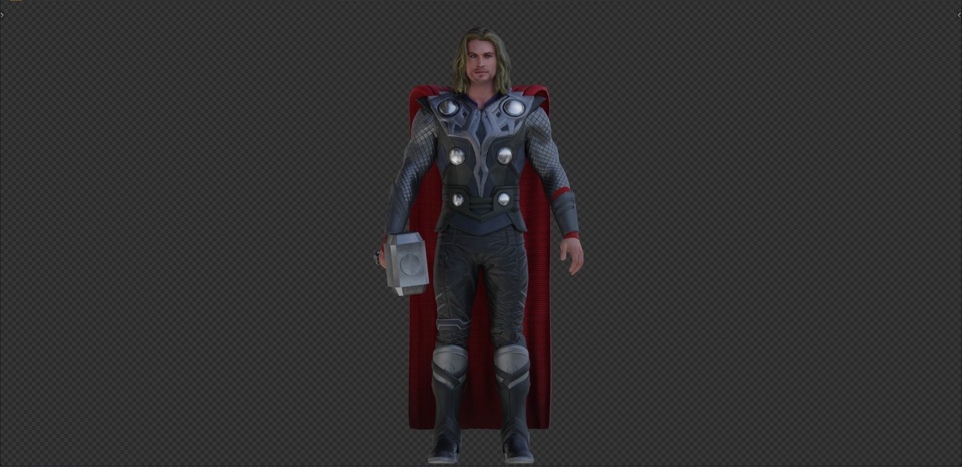 Thor Odinson from First Movie - Thor 1 - 3D model_12