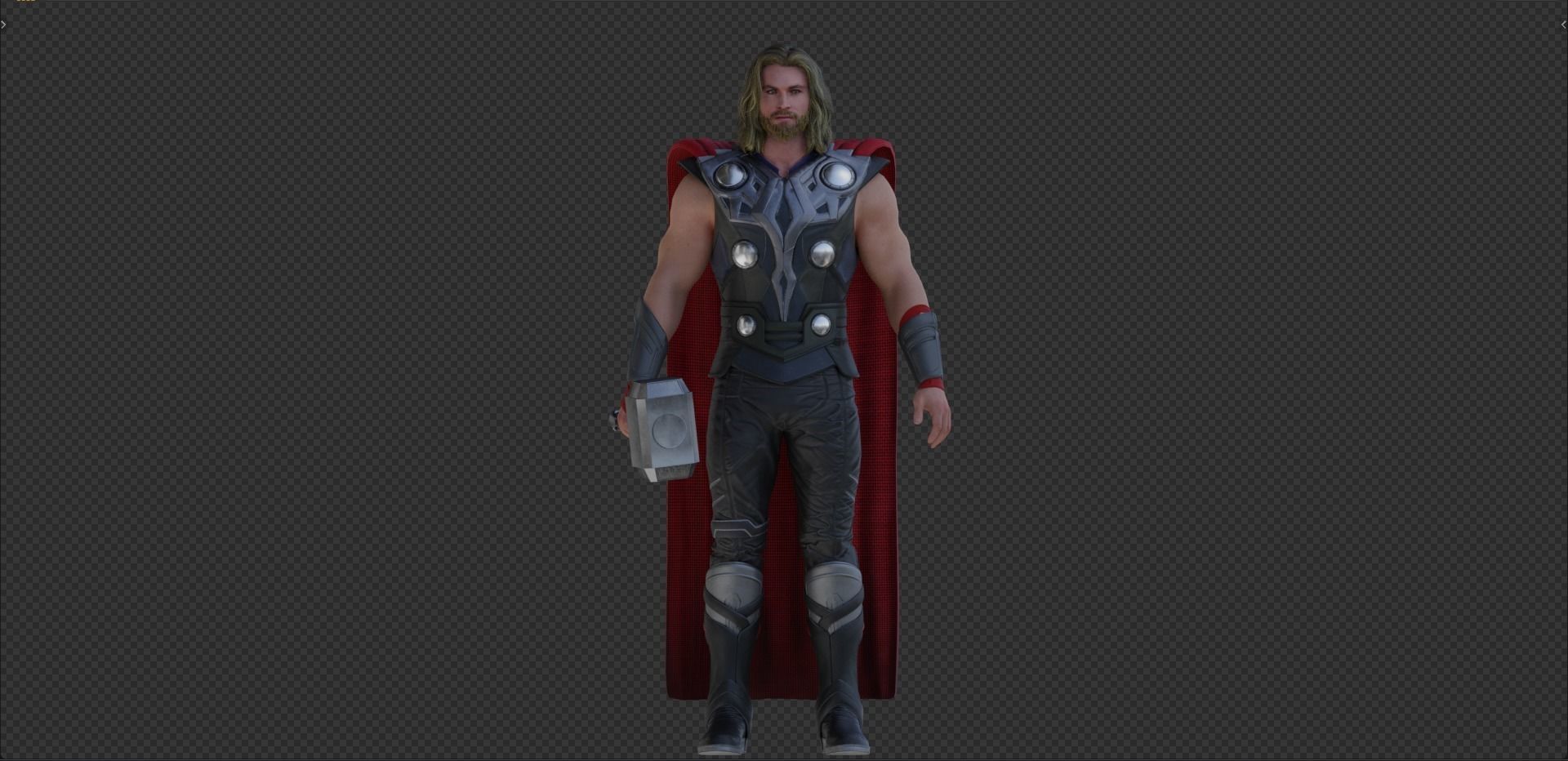 Thor Odinson from First Movie - Thor 1 - 3D model_16