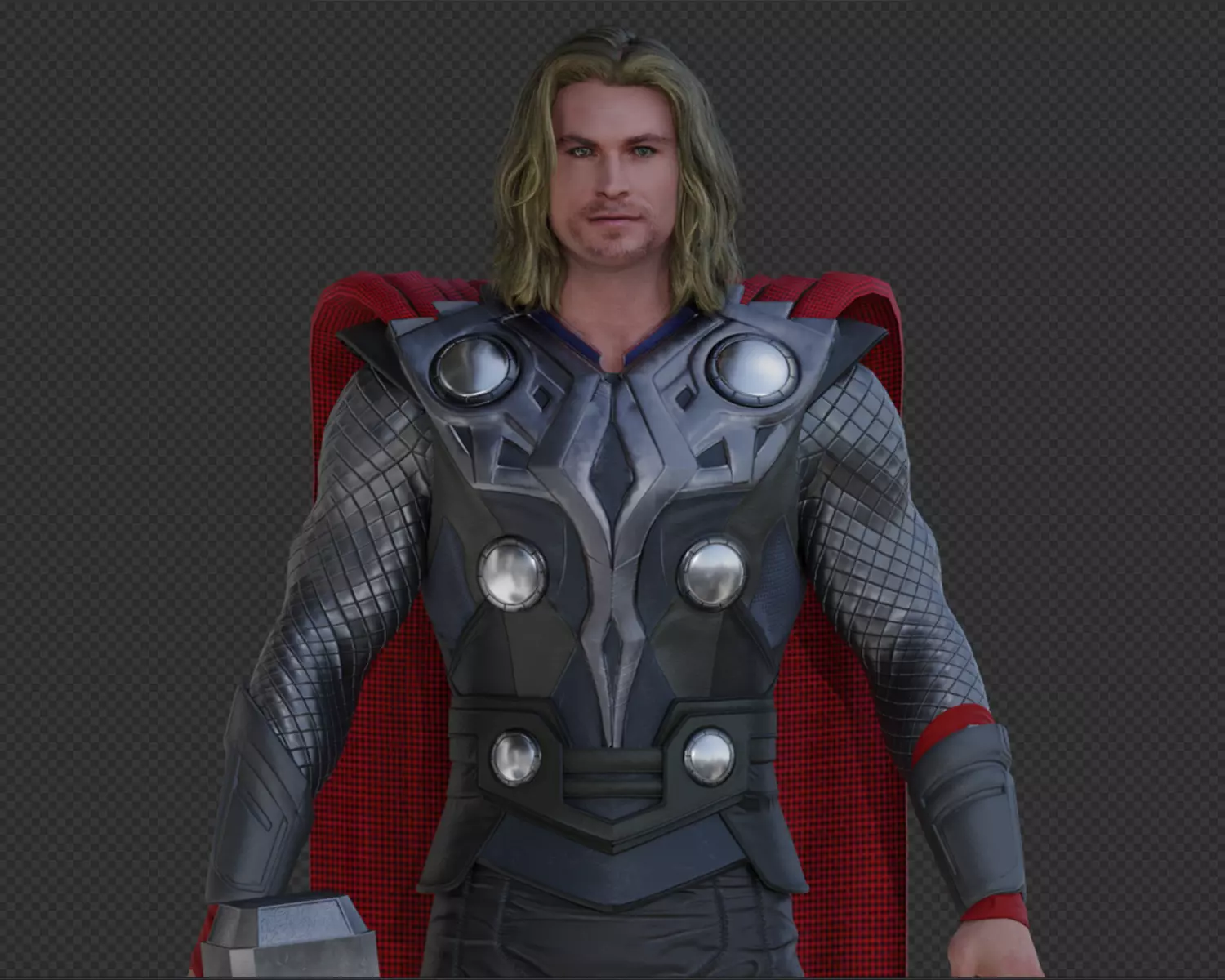 Thor Odinson from First Movie - Thor 1 - 3D model_0