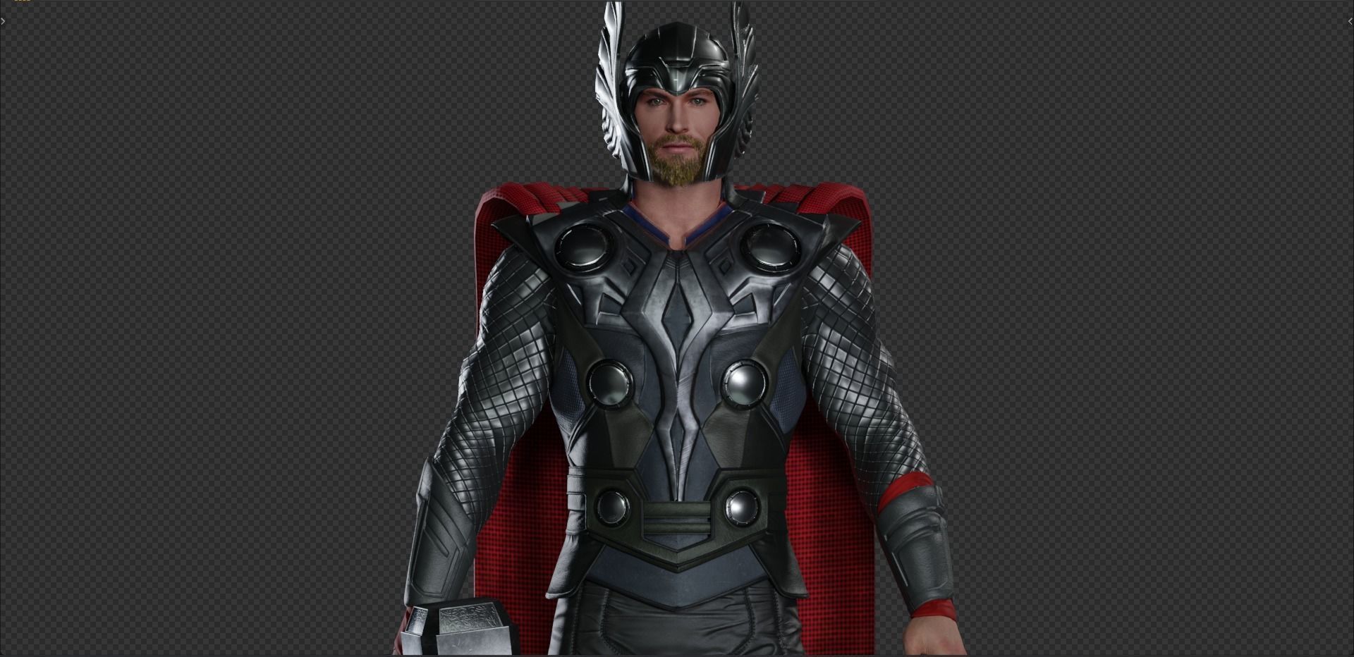 Thor Odinson from First Movie - Thor 1 - 3D model_6