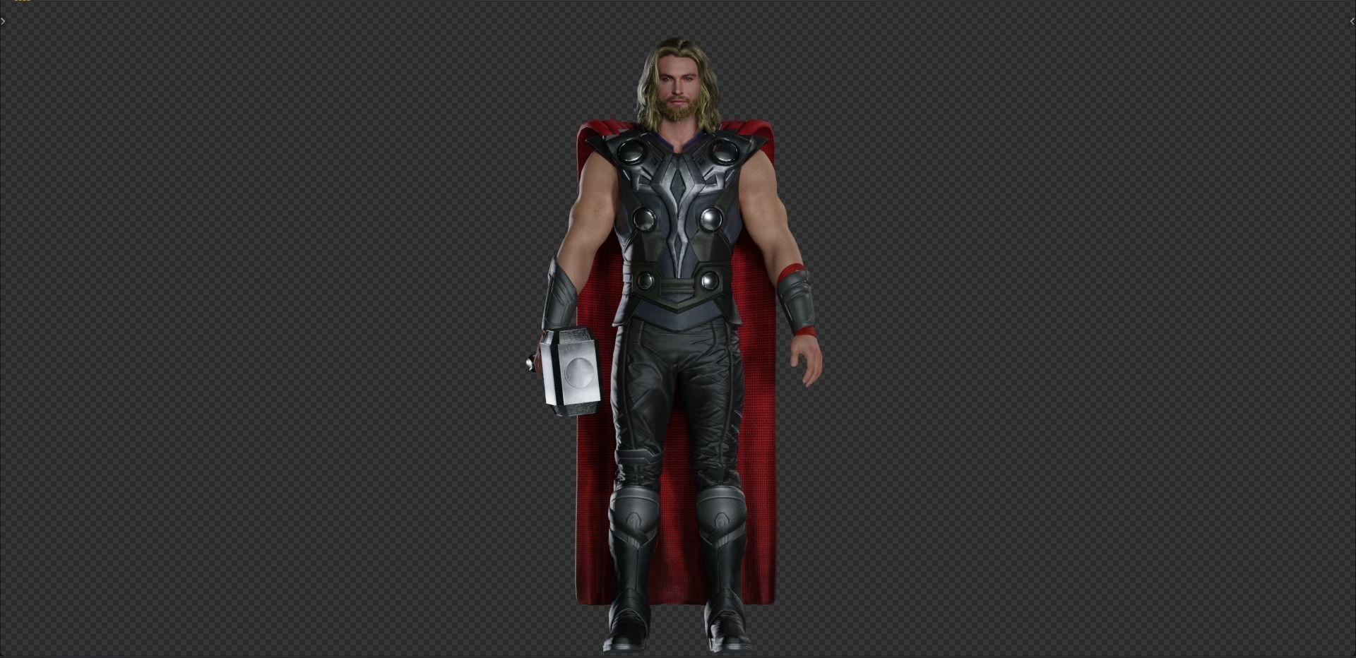 Thor Odinson from First Movie - Thor 1 - 3D model_17