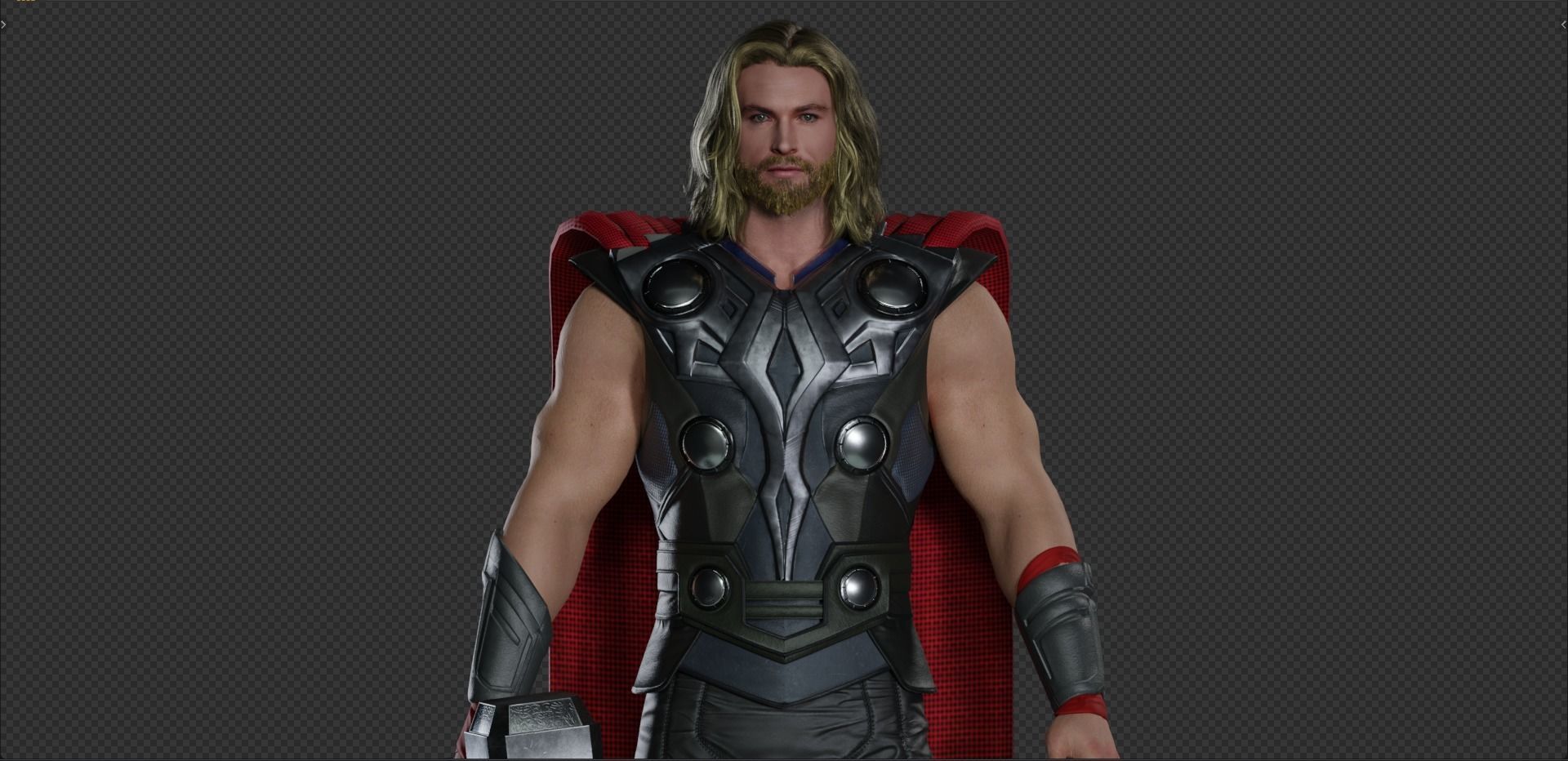 Thor Odinson from First Movie - Thor 1 - 3D model_8