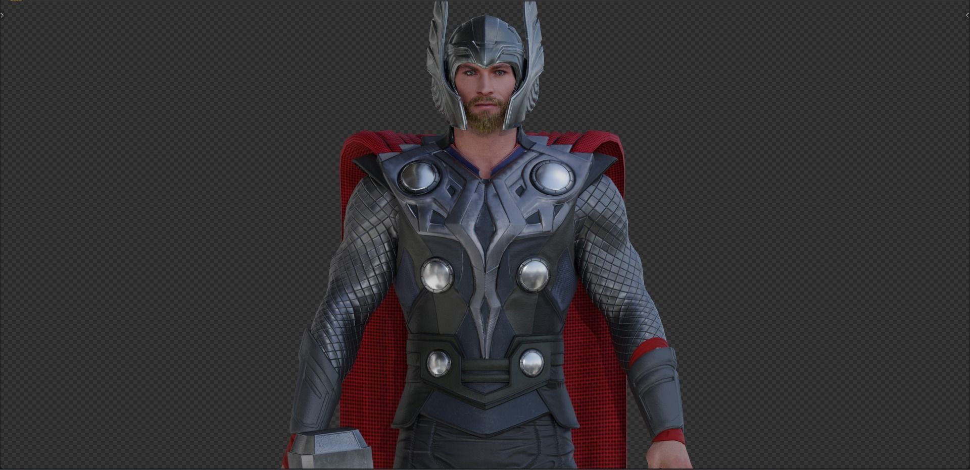 Thor Odinson from First Movie - Thor 1 - 3D model_5