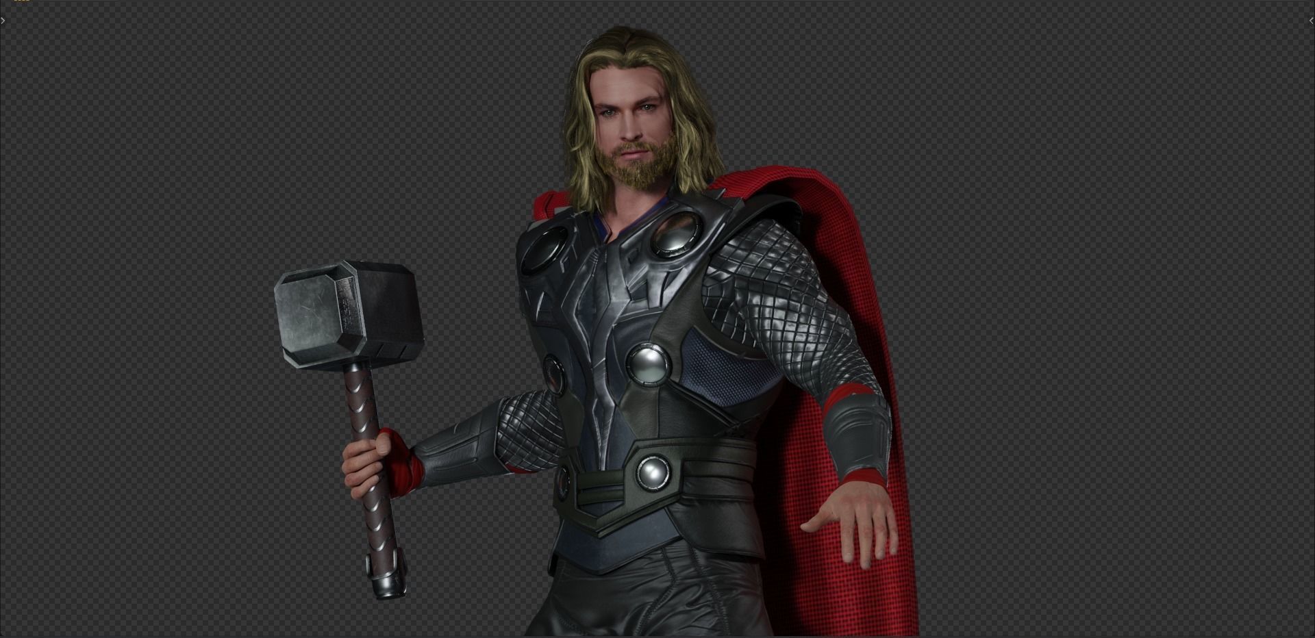 Thor Odinson from First Movie - Thor 1 - 3D model_19