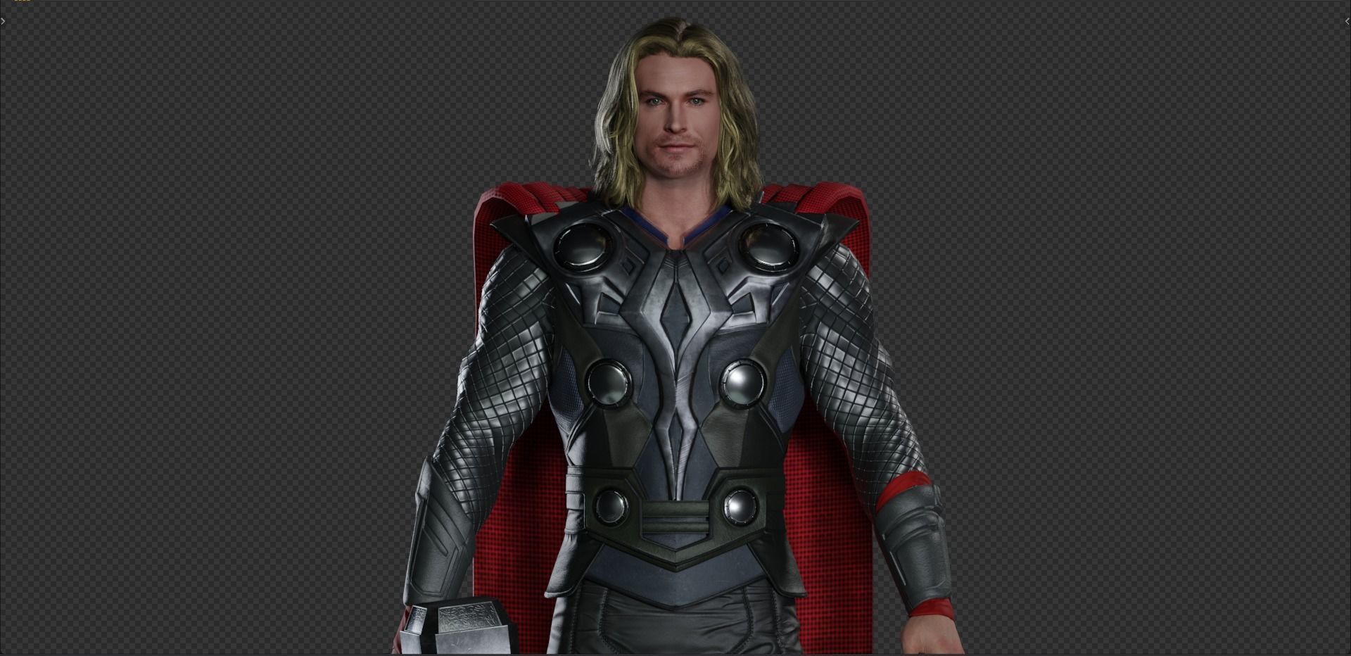 Thor Odinson from First Movie - Thor 1 - 3D model_4