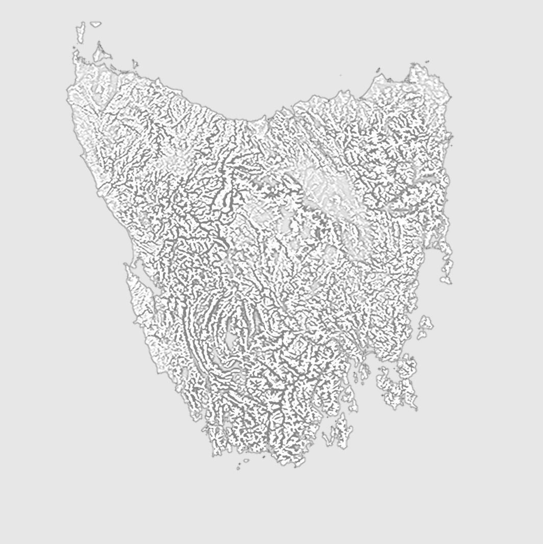 3D Terrain model of Tasmania  Australia 3D model_4