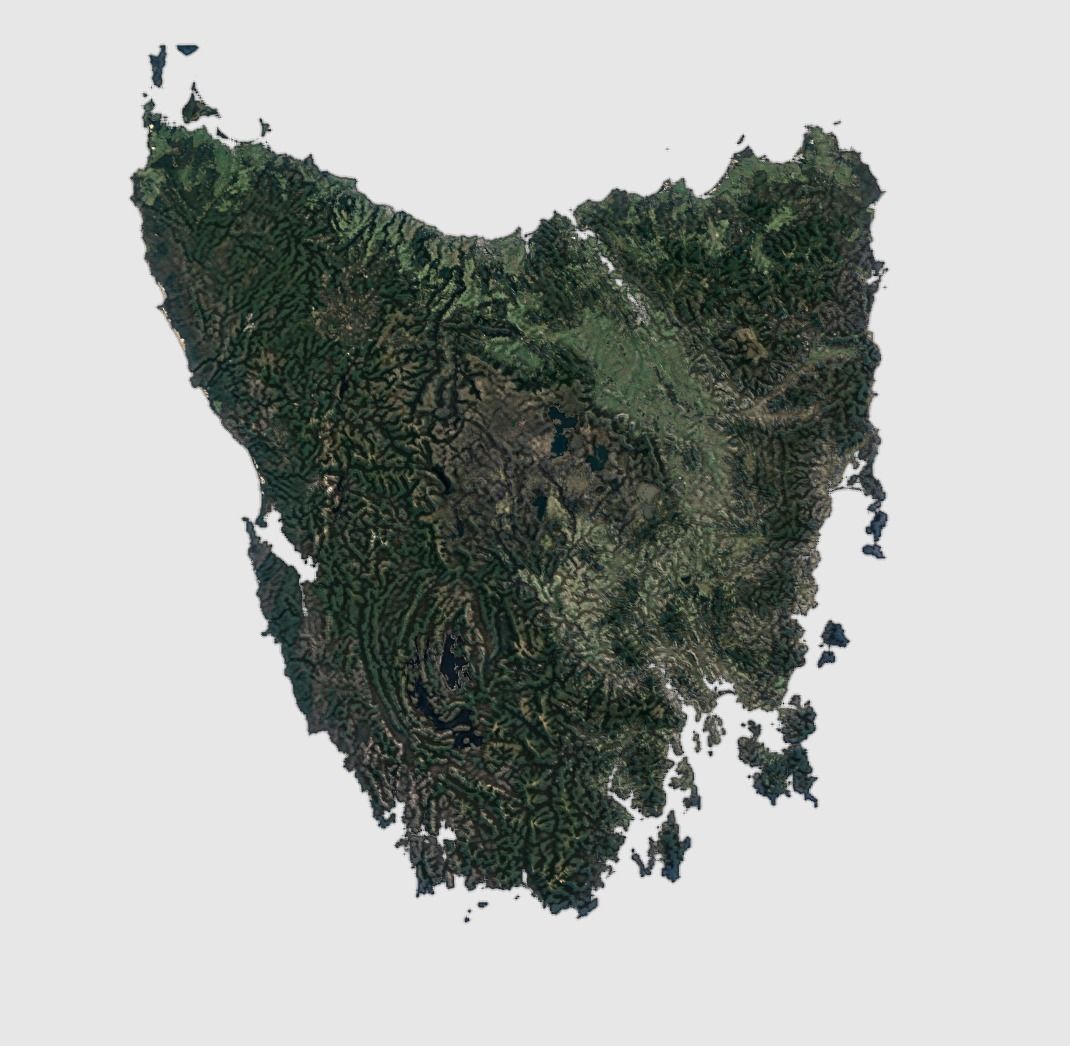 3D Terrain model of Tasmania  Australia 3D model_5