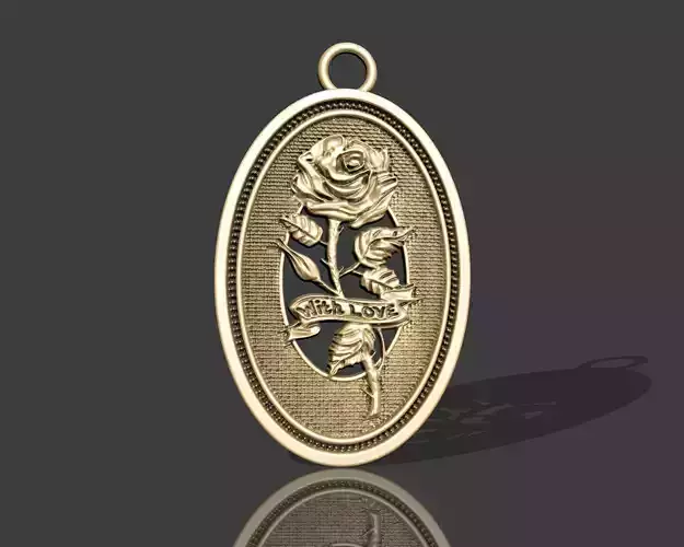 ROSE BRANCH  PENDANT