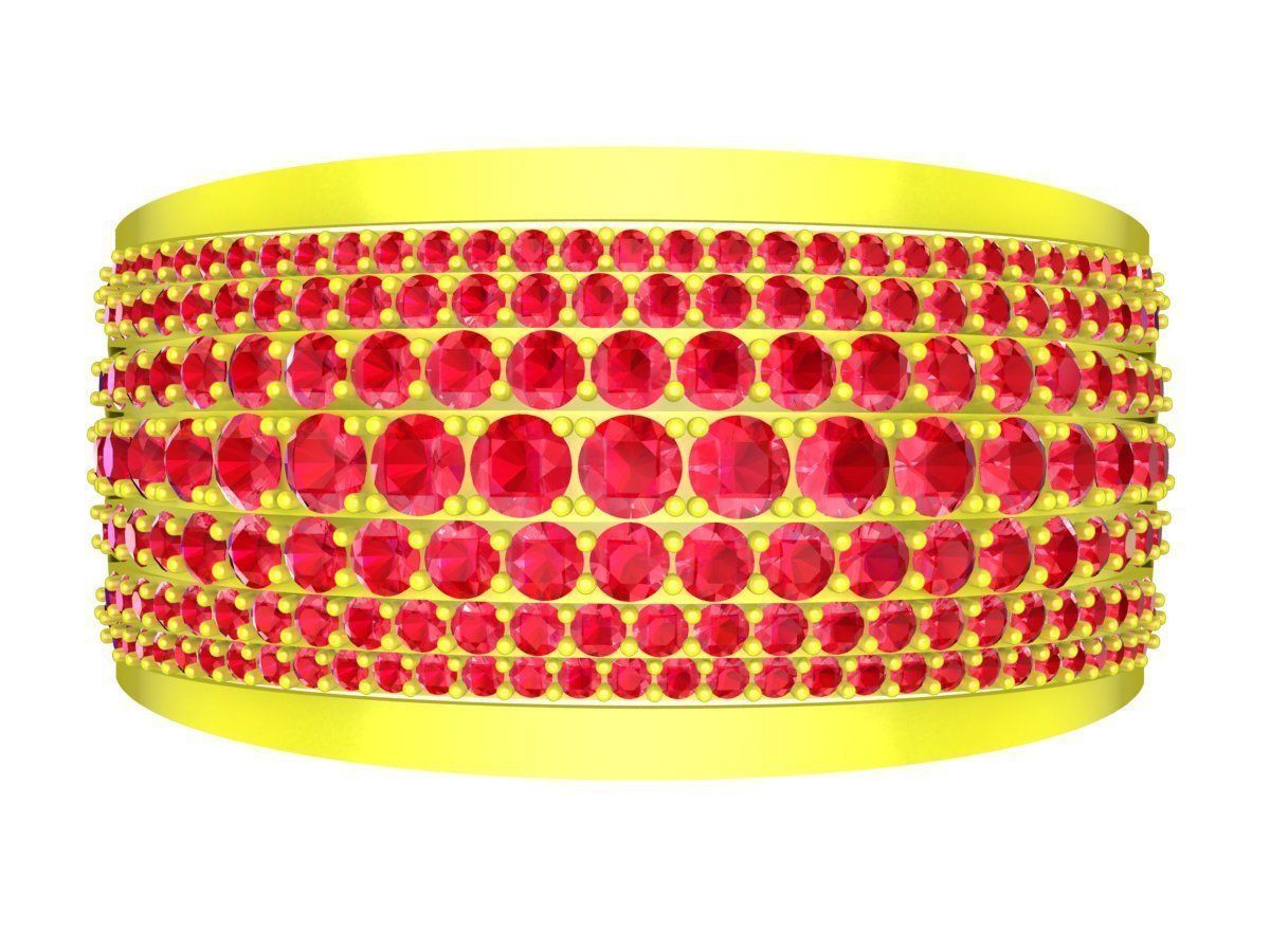 6271 Luxury Diamond Bangle 3D print model_3