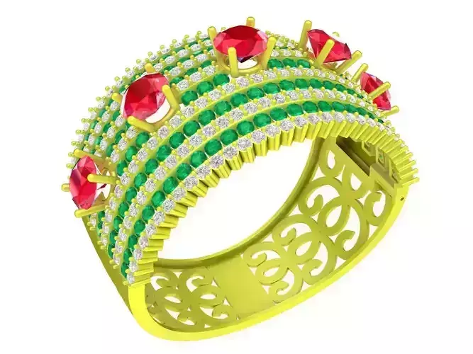 6275 Art Diamond Bangle