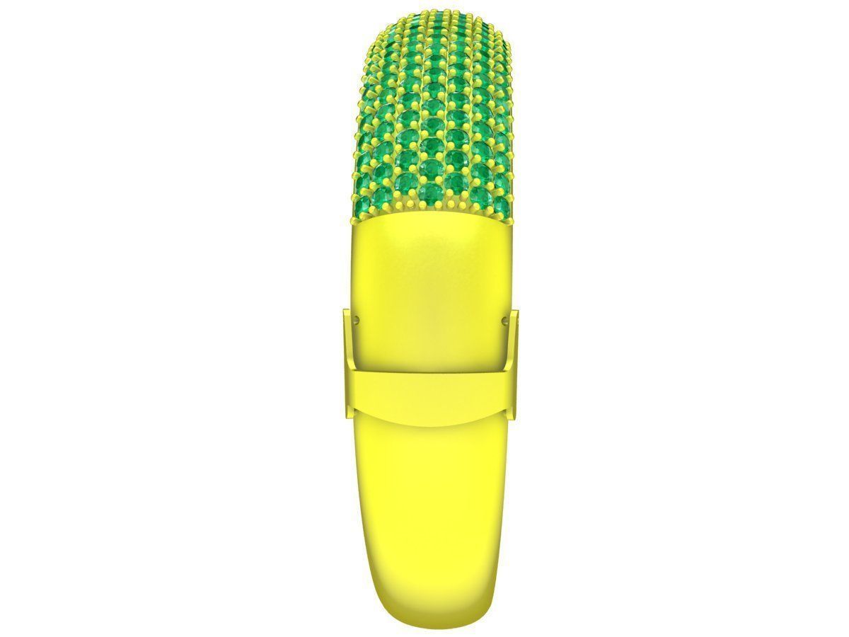 6278 Asian Diamond Bangle 3D print model_4