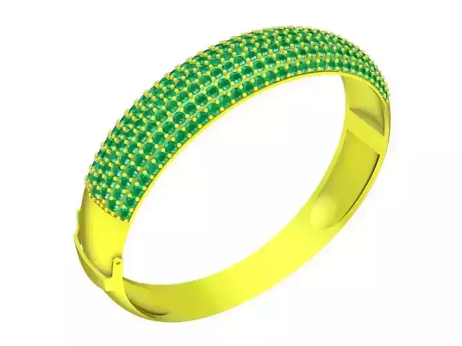 6278 Asian Diamond Bangle 