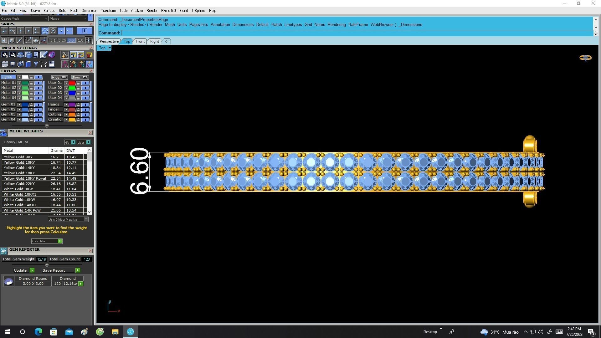 6279 luxury diamond bangle 3D print model_5