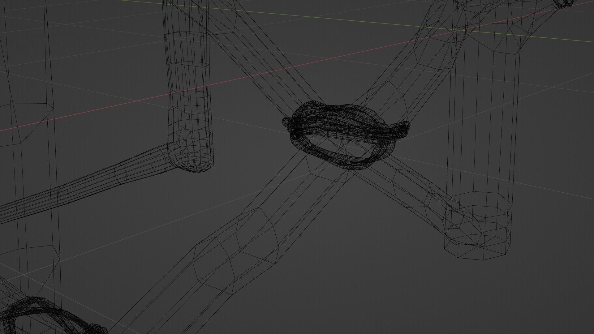 Primitive armchair something Shrek would have Low-poly 3D model_15