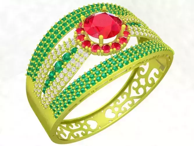 6283 Asian Diamond Bangle