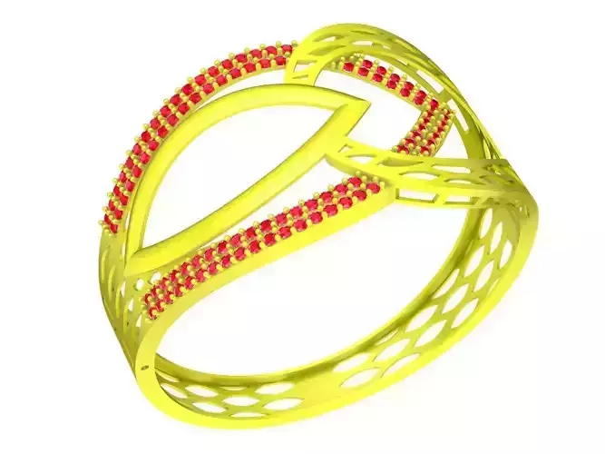 6284 Asian Diamond Bangle