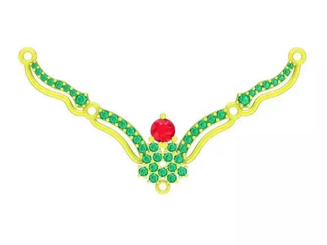 6291 Asian Fashion Diamond Necklace Pendant