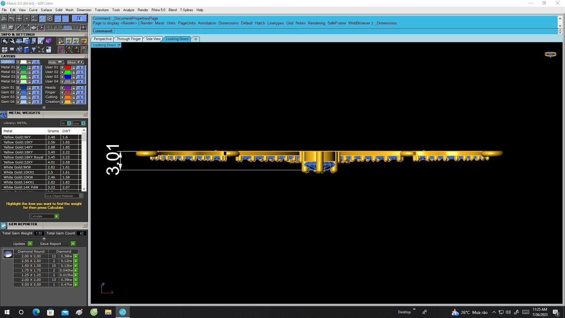 6291 Asian Fashion Diamond Necklace Pendant 3D print model_5