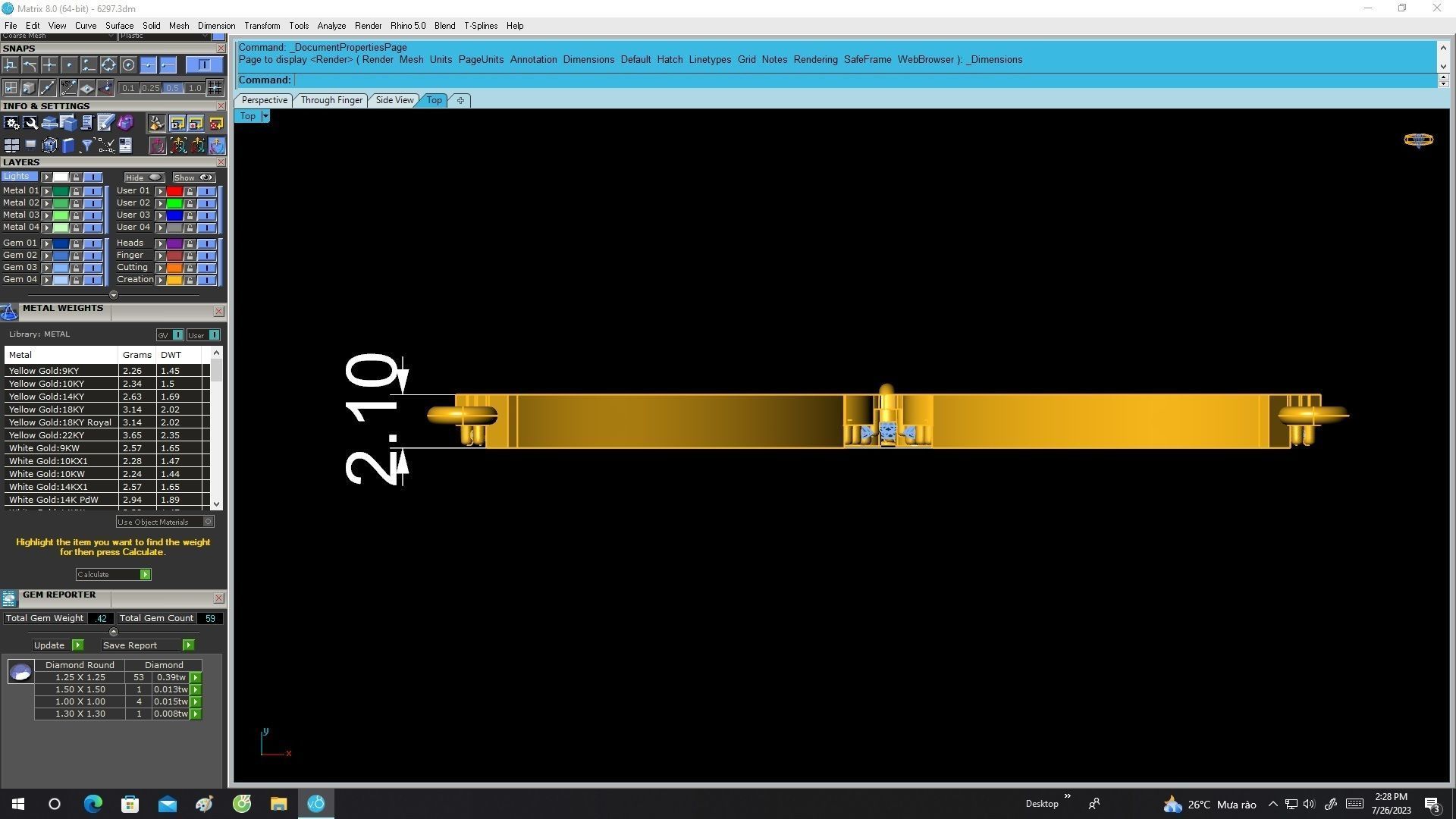 6297 Korean Diamond Necklace Pendant 3D print model_5