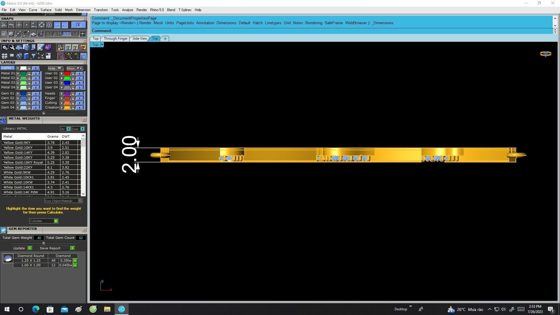 6298 Korean Diamond Necklace Pendant 3D print model_5