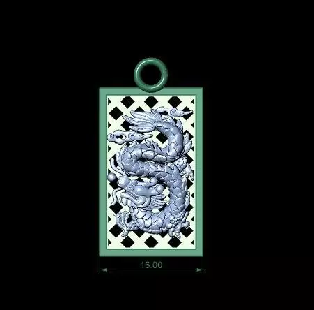 Dragon jewelry 3D print model