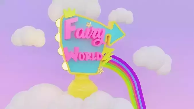 Fairy World sign