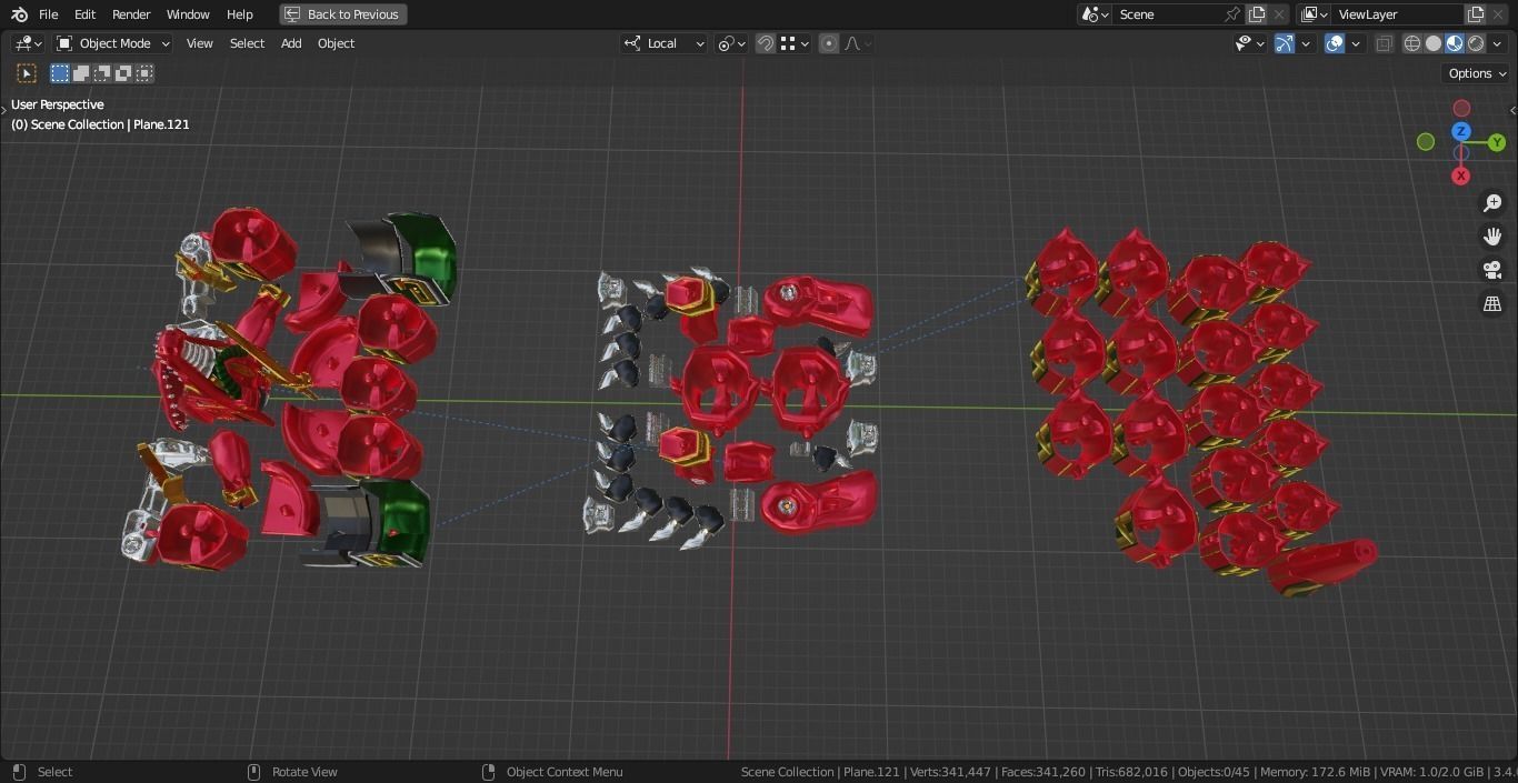 Acticulated Figure Kamen Rider Ryudai and Ryuseioh 3D print model_5