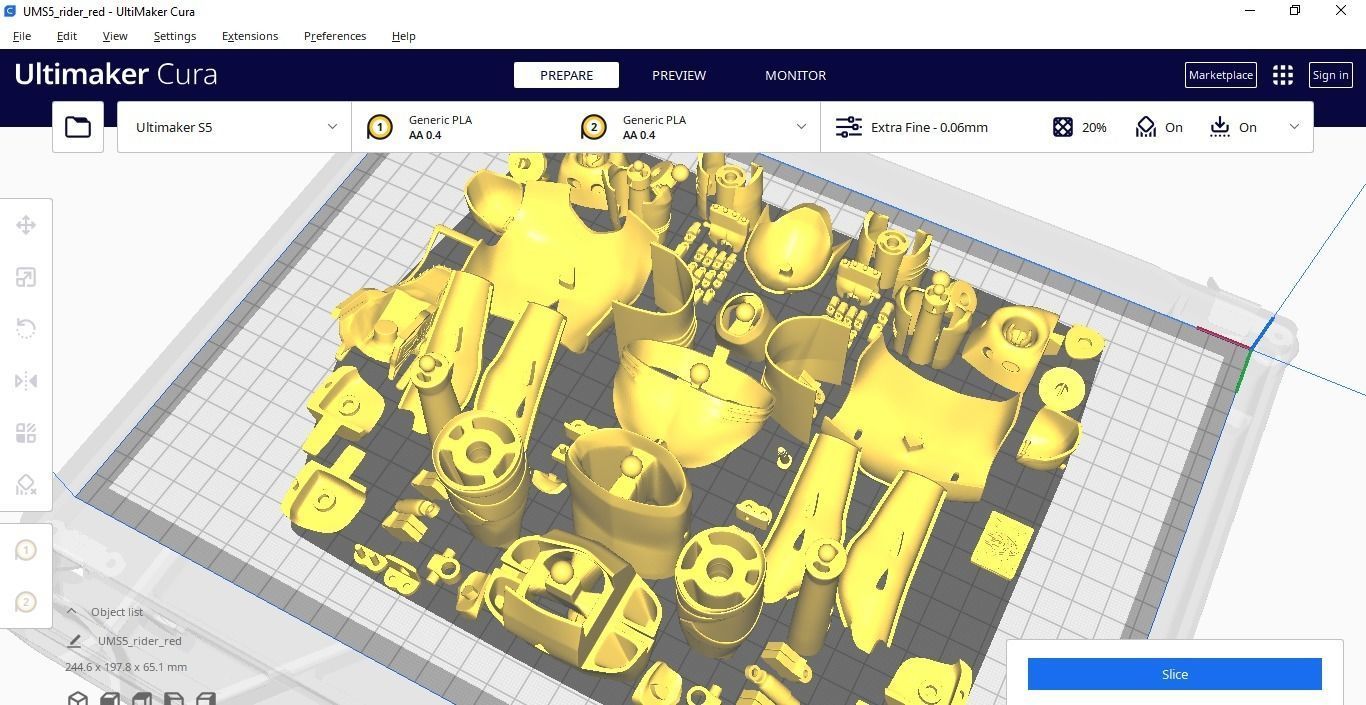 Acticulated Figure Kamen Rider Ryudai and Ryuseioh 3D print model_7