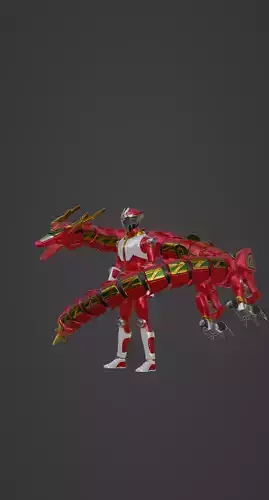 Acticulated Figure Kamen Rider Ryudai and Ryuseioh 3D print model