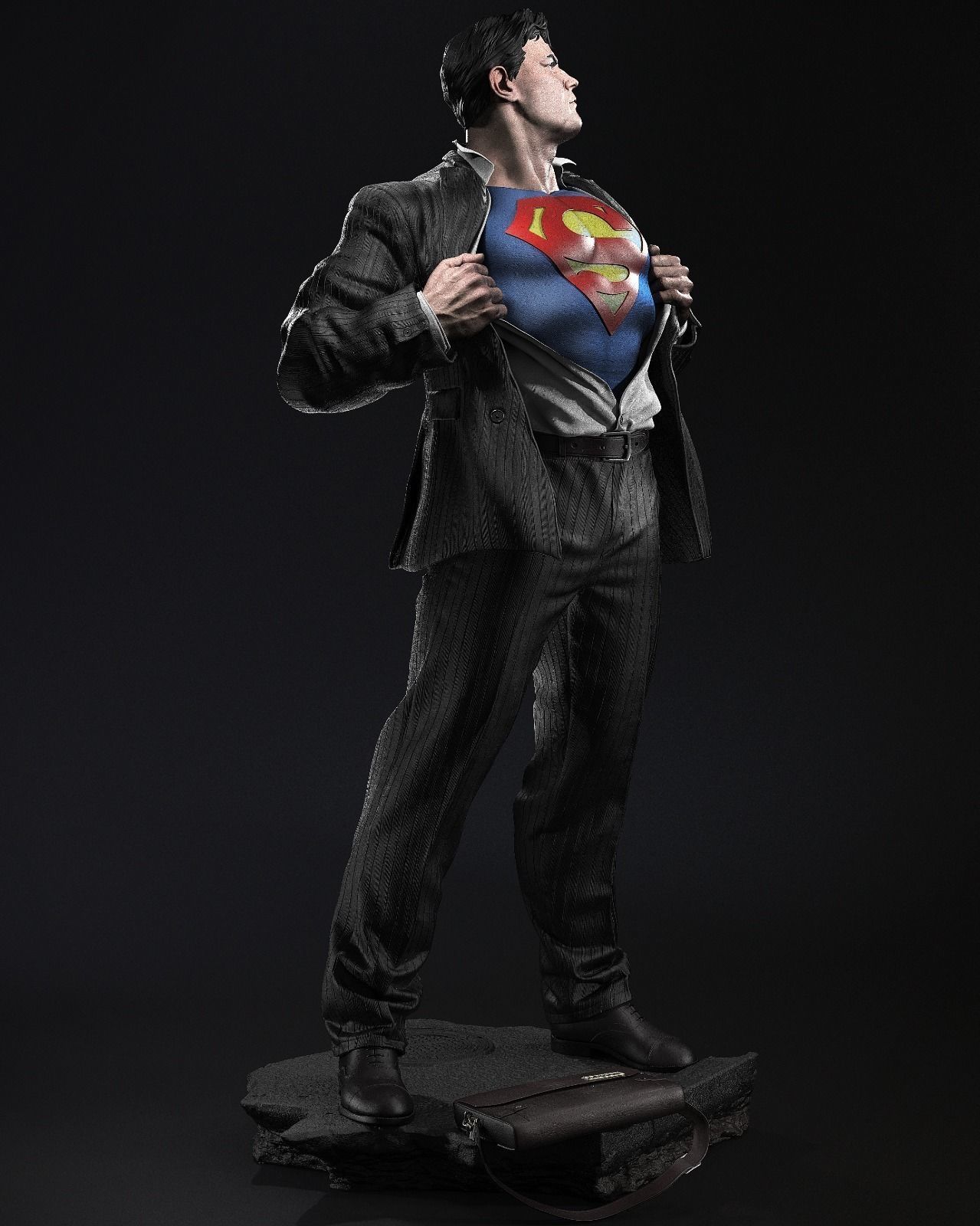 Superman 3D Print 3D print model_12