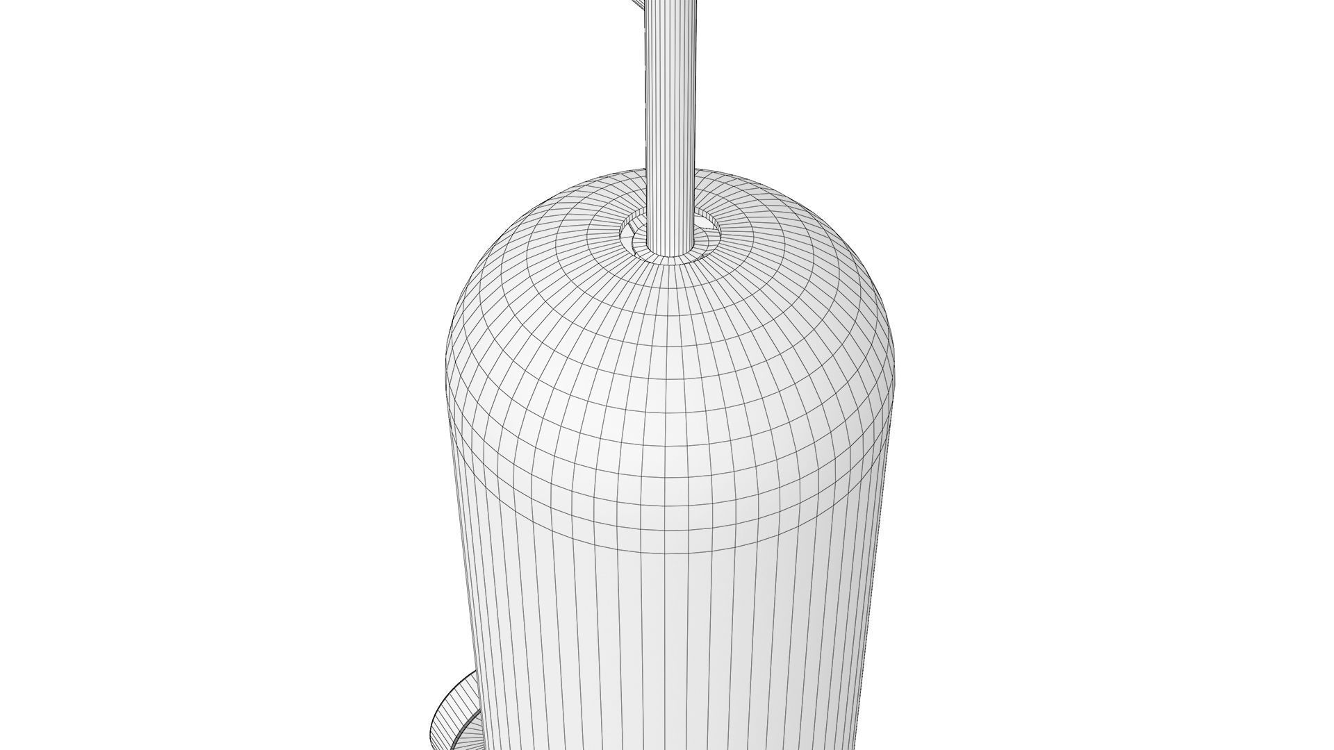 Brass Glass Wall Sconce 3D model_18