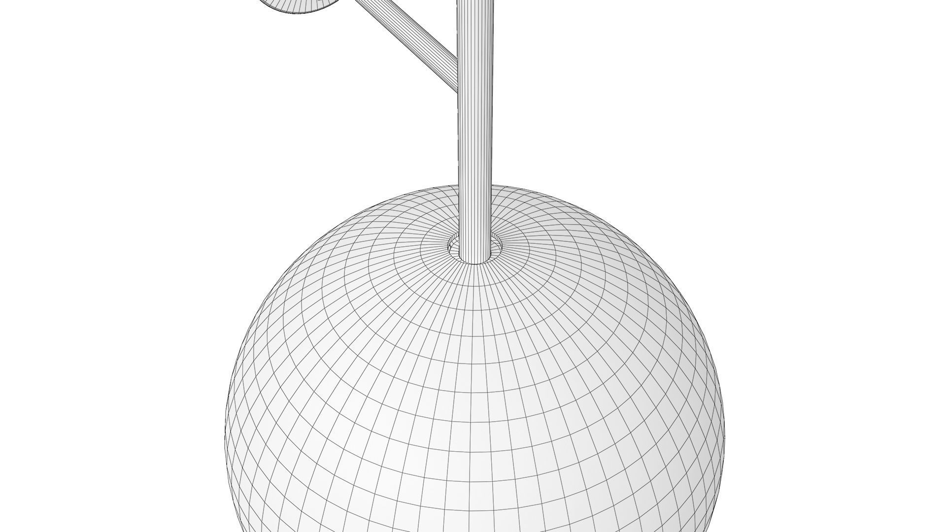 Brass Glass Wall Sconce 3D model_24