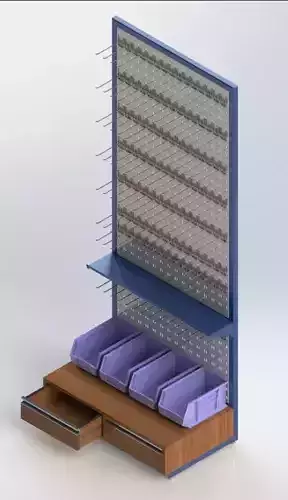 Gondola shelving unit rack for supermarket shelves