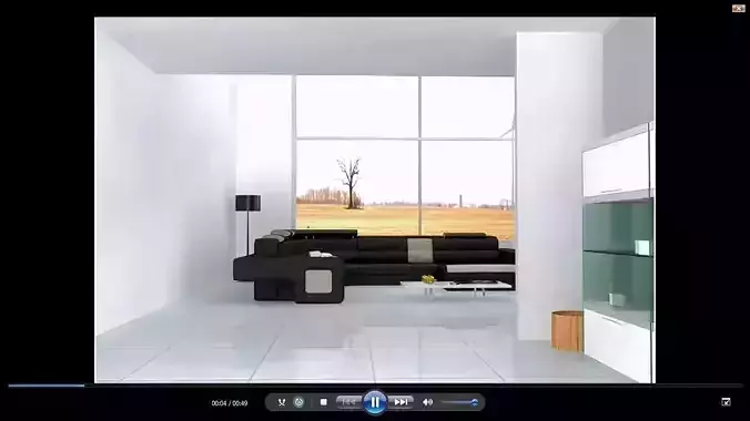 Interior with Animation Setting Free 3D model