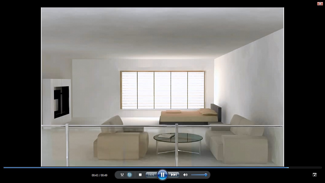 Interior with Animation Setting Free 3D model_4