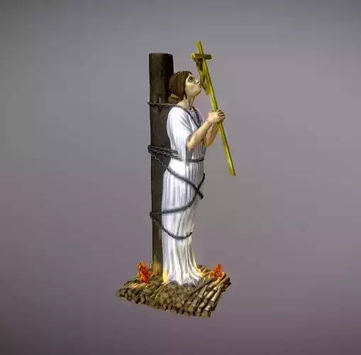 Joan of Arc at the stake