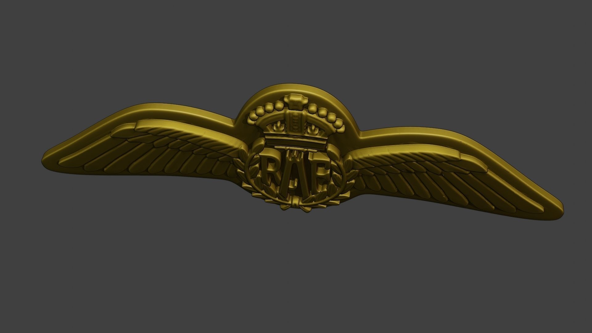 WW2 British Royal Air Force Wings I 3D print model_14