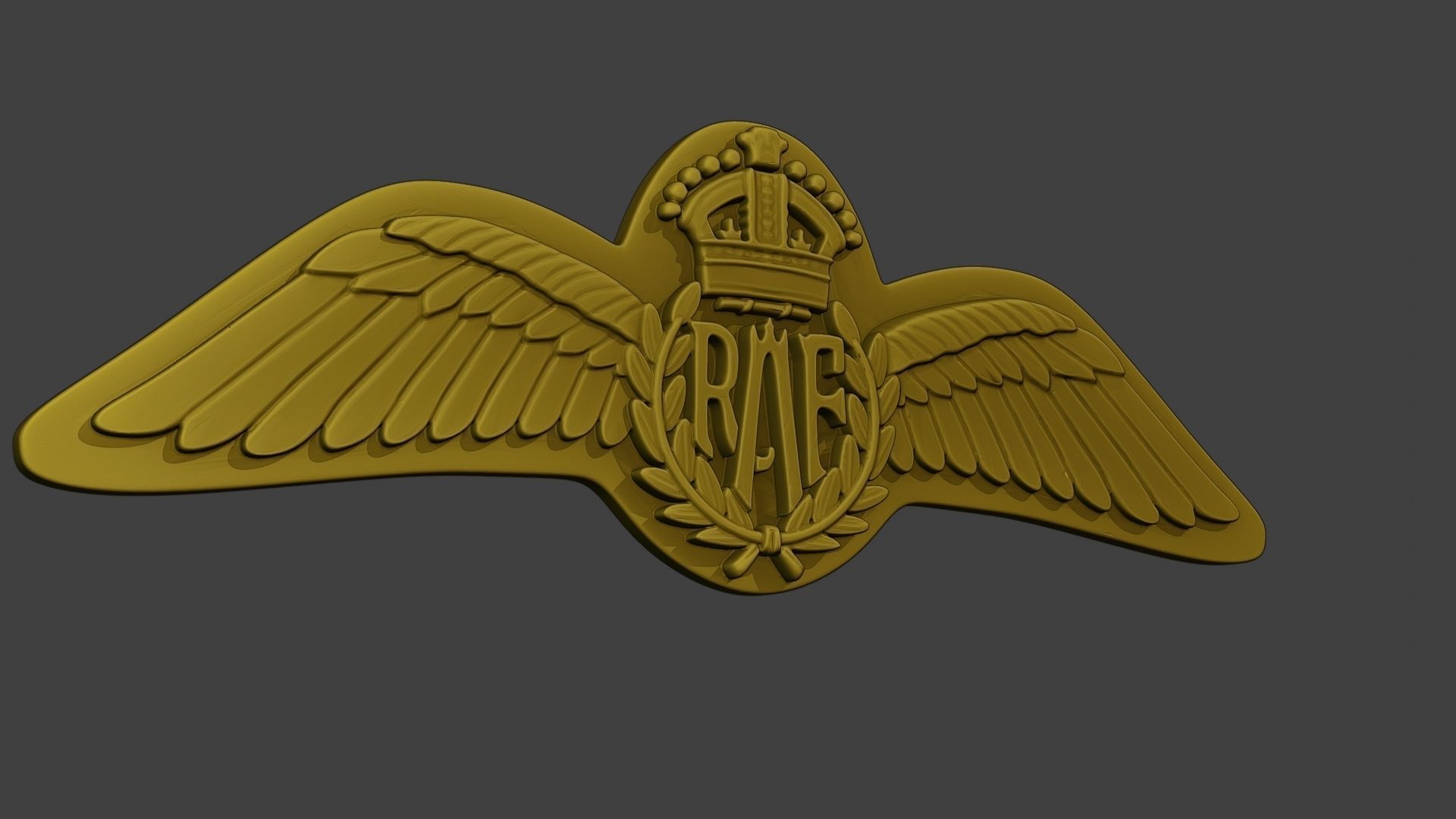 WW2 British Royal Air Force Wings I 3D print model_13