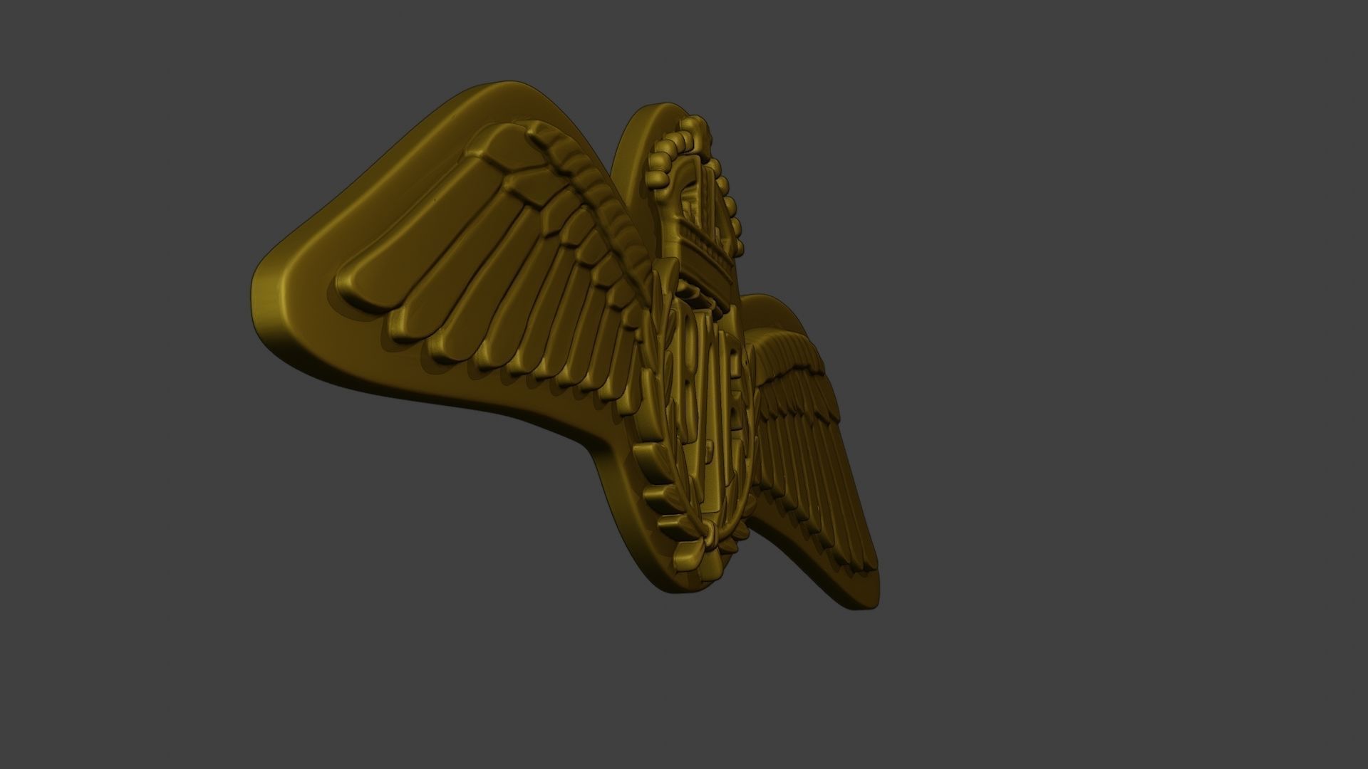 WW2 British Royal Air Force Wings I 3D print model_29