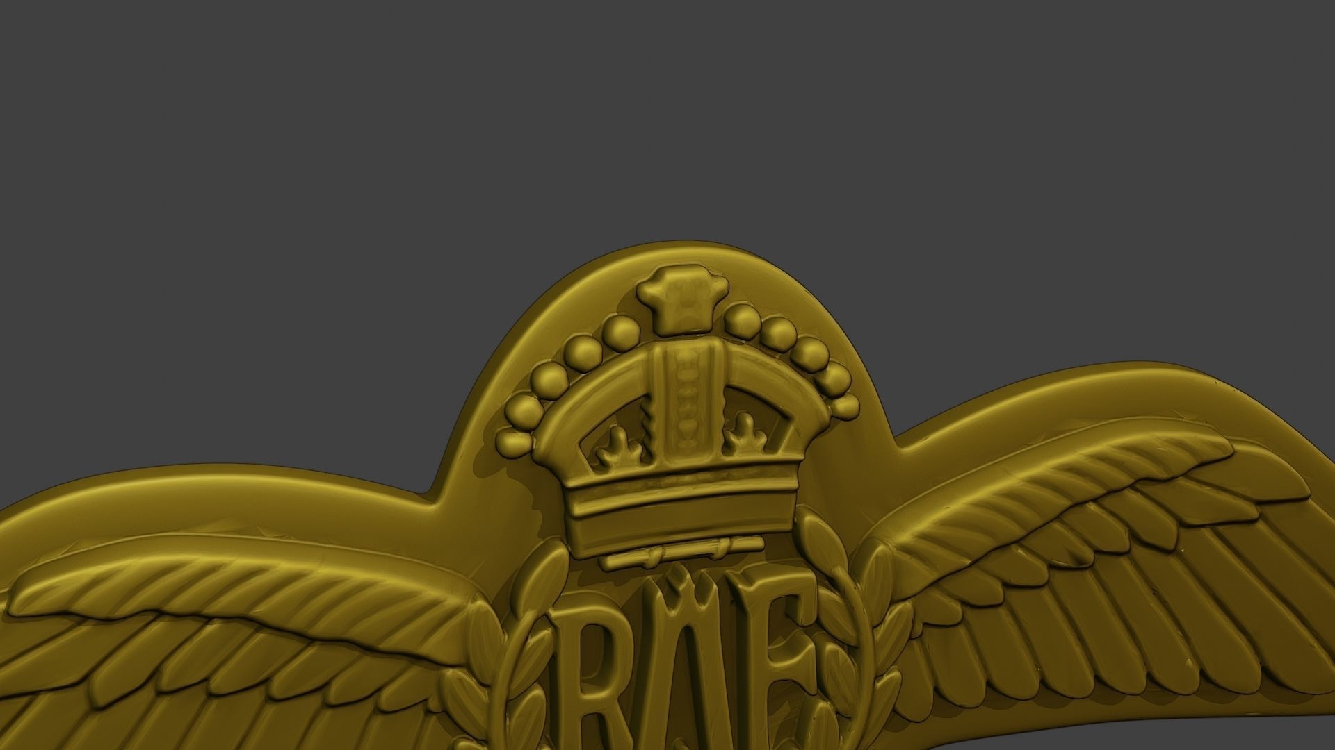 WW2 British Royal Air Force Wings I 3D print model_19