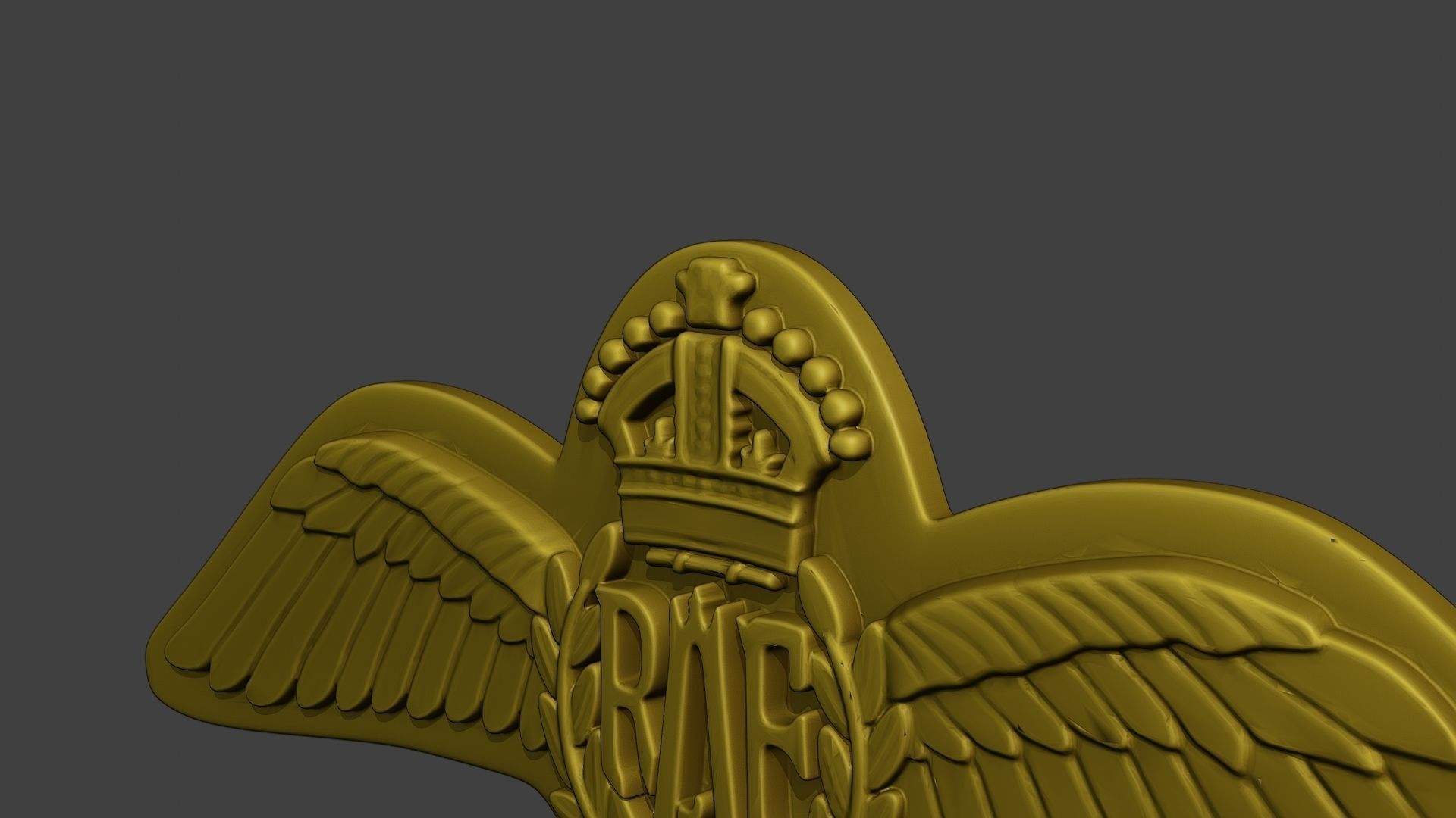 WW2 British Royal Air Force Wings I 3D print model_18