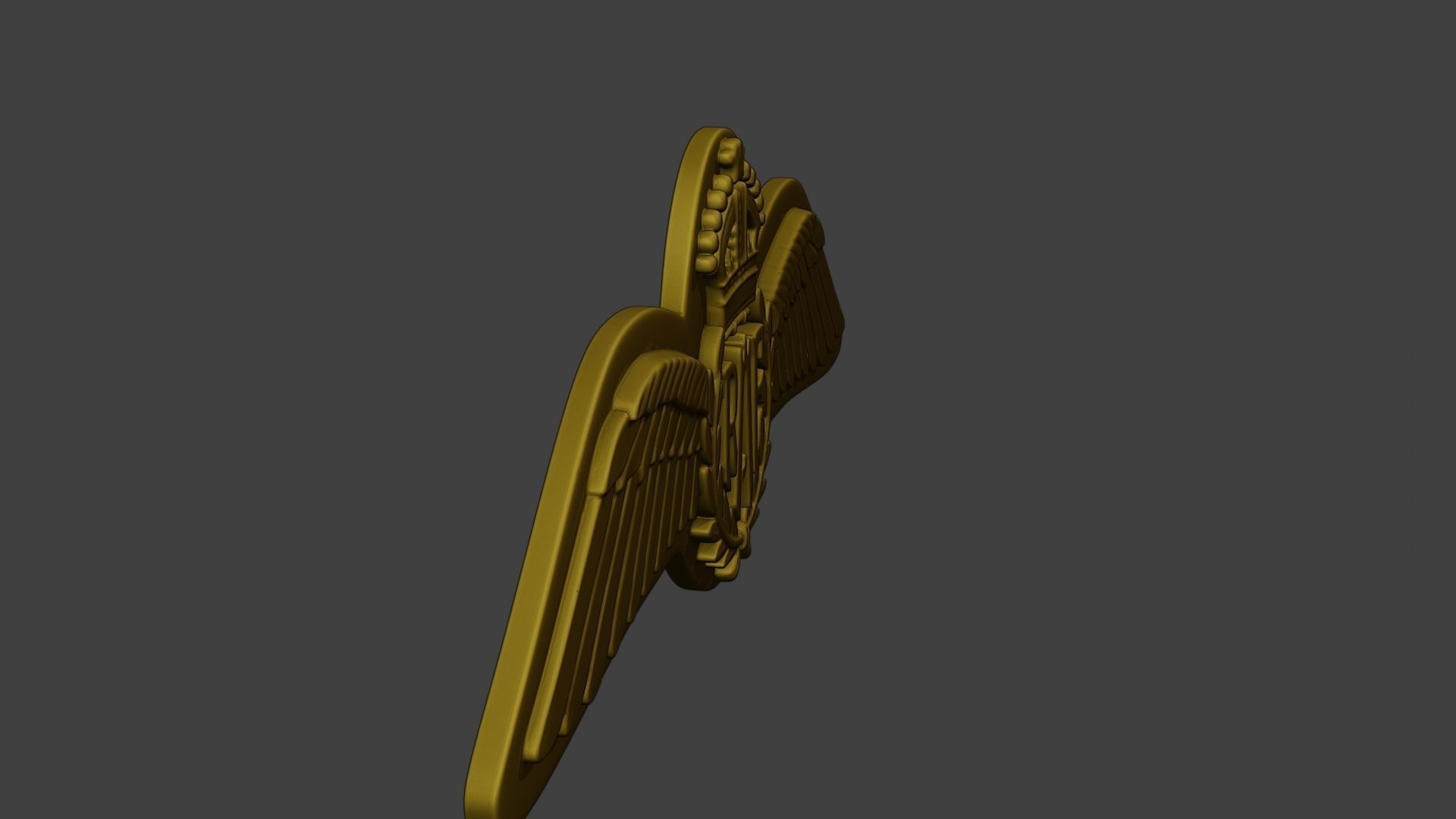 WW2 British Royal Air Force Wings I 3D print model_30