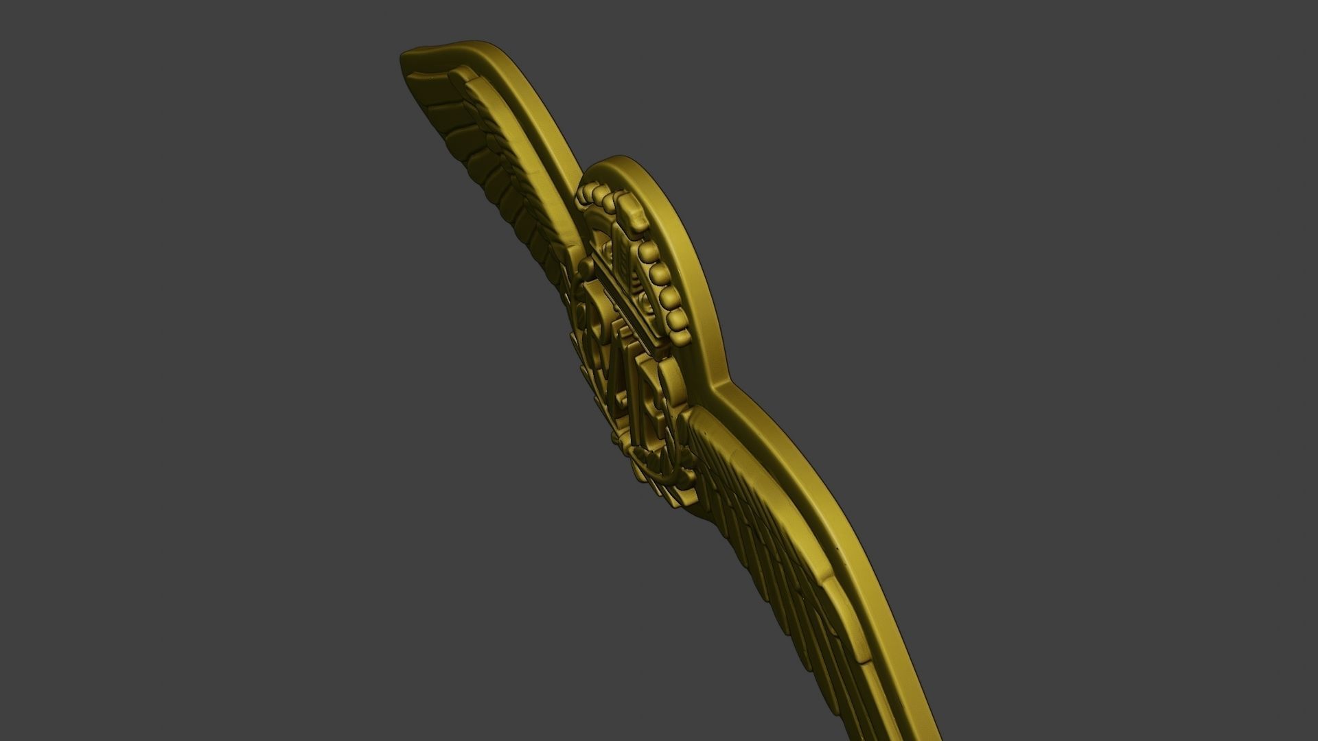 WW2 British Royal Air Force Wings I 3D print model_15