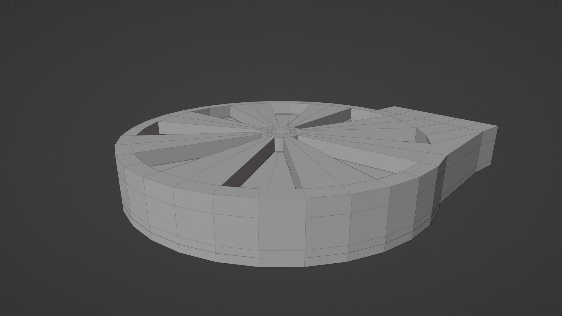 Toy turbine spinner noisemaker toy Free 3D print model_3