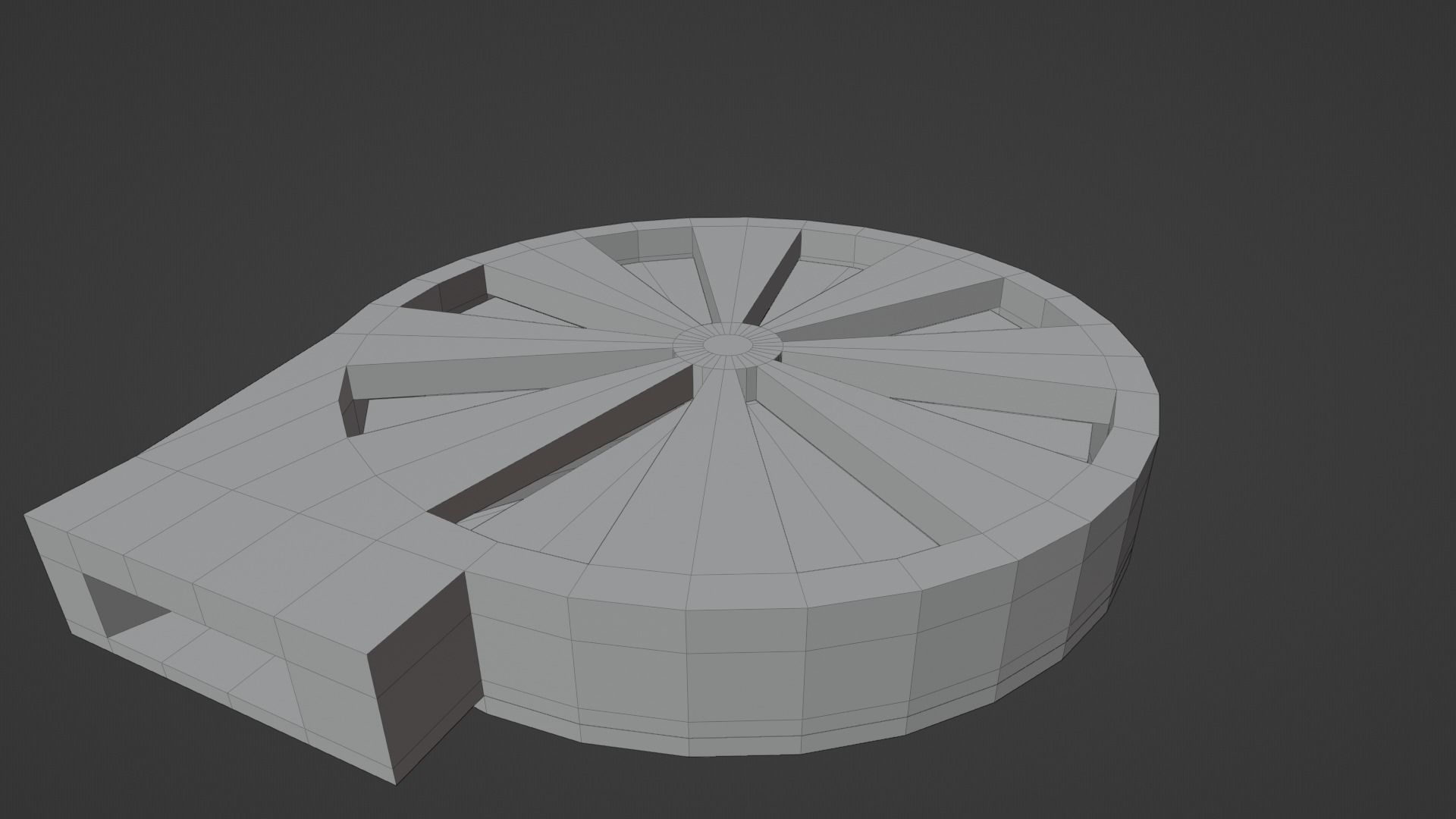 Toy turbine spinner noisemaker toy Free 3D print model_2