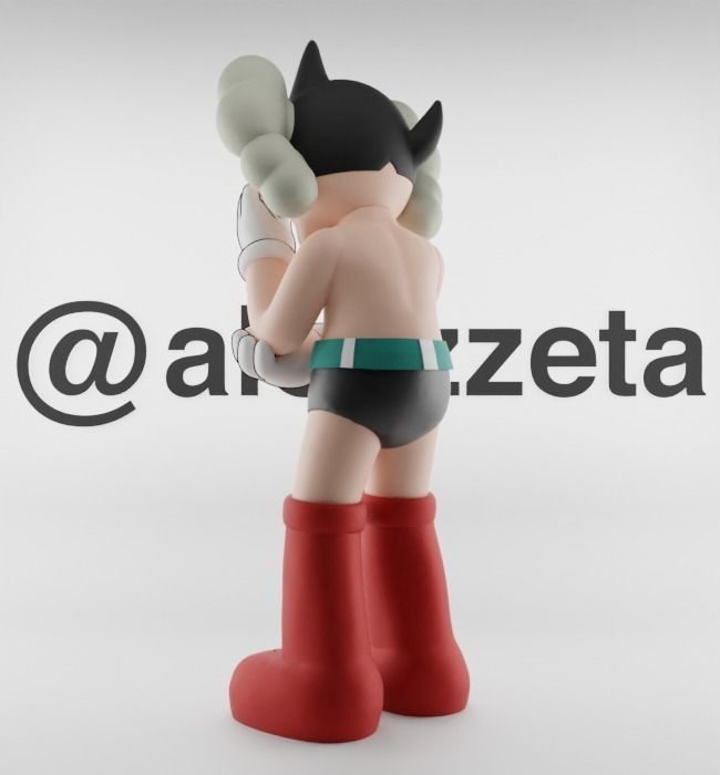 Kaws Astroboy x Megaman for Print 3D print model_26
