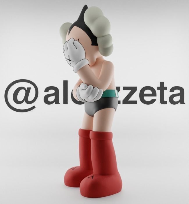 Kaws Astroboy x Megaman for Print 3D print model_22