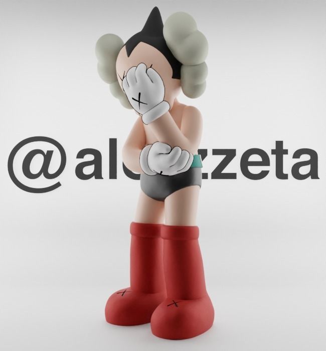 Kaws Astroboy x Megaman for Print 3D print model_21